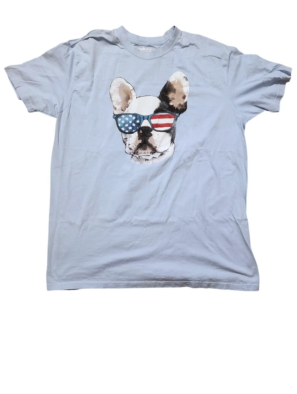 French Bulldog American Flag Sunglasses Shirt